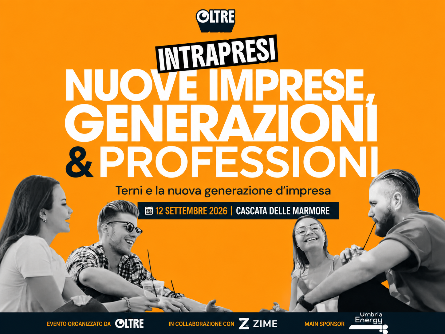 INTRAPRESI Terni, evento dedicato ai giovani imprenditori alla Cascata delle Marmore